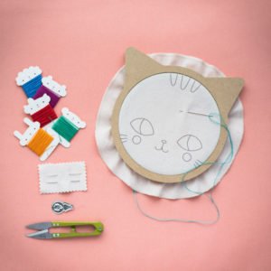 Kit de Bordado (Gato)